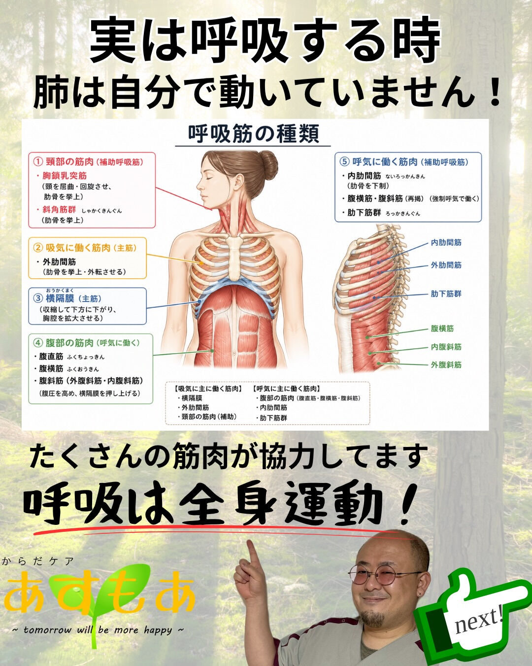 【ちゃんと呼吸できてる？】