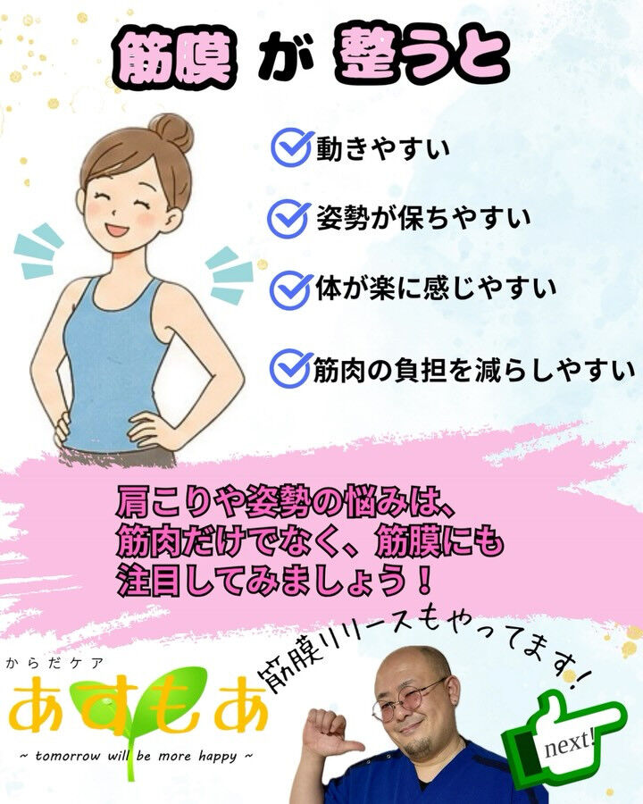 【筋膜の状態で体はこんなに変わる！】