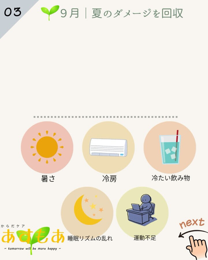 9月に入った途端、